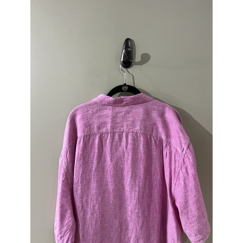 Tommy Bahama Men’s 3X Button Shirt Linen Summer Vacation Pink - Picture 8 of 11